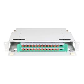 24 Port DDF ODF Optical Distribution Box  / Fiber Optic Cable Termination Box Rack Mount