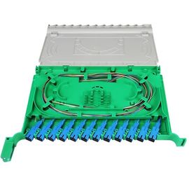 24 Port DDF ODF Optical Distribution Box  / Fiber Optic Cable Termination Box Rack Mount