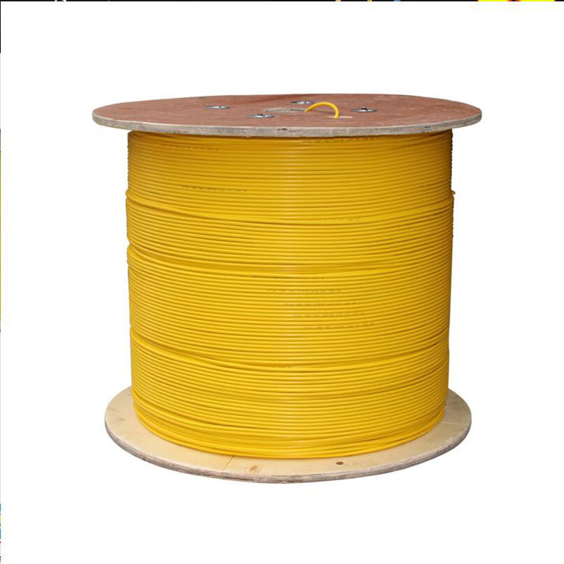 8 Core Single Mode Fiber Optic Cable Fiber Optic Indoor Cable Light Weight